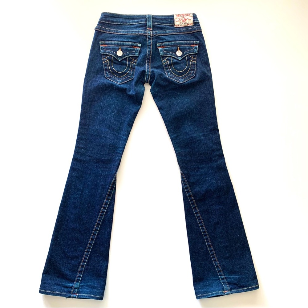True Religion Dark Blue Flare Jeans